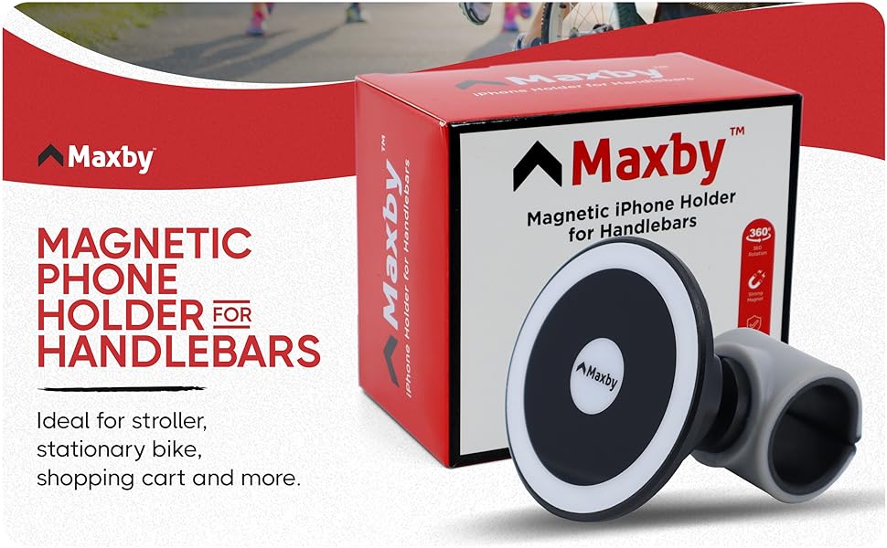 Magnetic Phone Holder for Handlebars