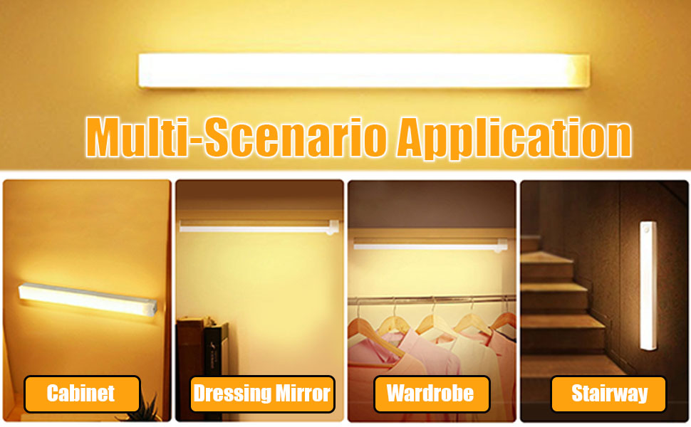 Punch-Free Smart Sensor Magnetic Rechargeable Led Lights