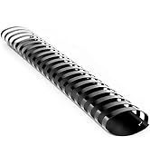 HOUYEE 2 Inch Plastic Binding Comb 19 Ring, 450 Sheet Capacity, Letter Size Black Comb Binding Sp...