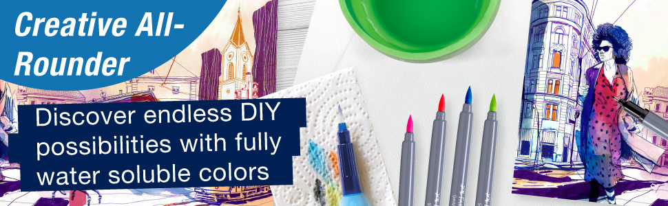 Blendable markers, gifts for artists women, artists markers, art supplies professionals