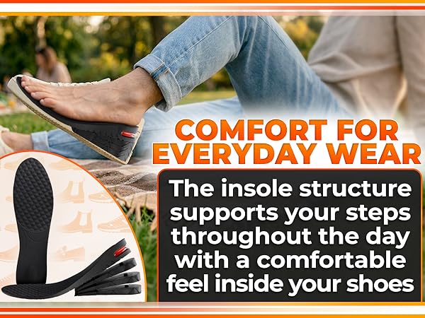 invisible height increase insoles height insoles for men shoe taller plantillas para ser más alto