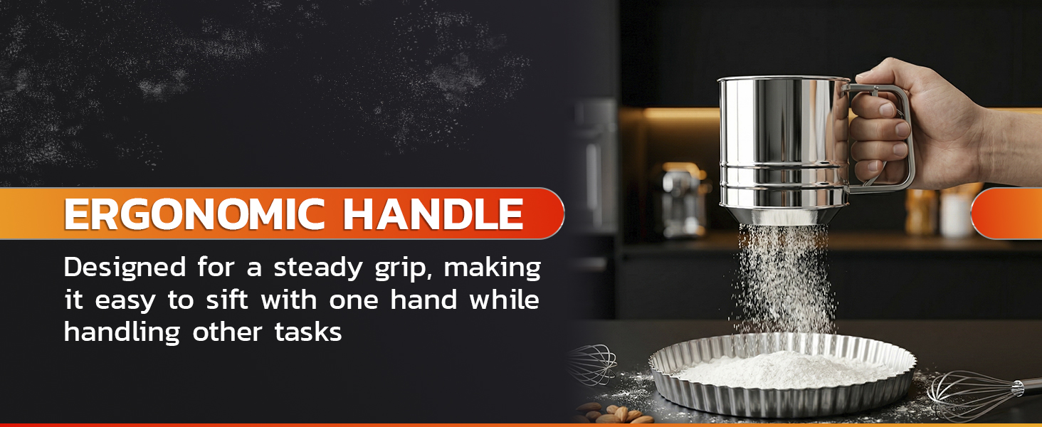 flour sifter 5 cup speed sifter sifters for baking stainless steel flour sifter