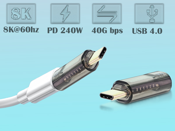 transparent usb c adapter power meter tester usb c converter type c adapter connector