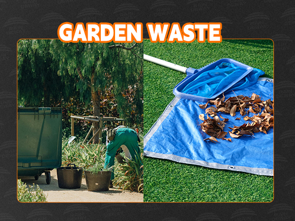Clean up yard waste, protect the ground, lightweight and durable, use outdoor protection situations