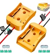 2-Pack for Dewalt 20V Battery Adapter for Power Wheels: Power Tool Drill Battery Adapter Converte...