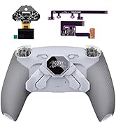 eXtremeRate SPARK Back Paddles Kit for PS5 Controller BDM-030 040 050 060 Models, OLED Display + ...