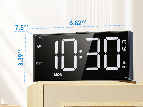 Large Display Alarm Clock