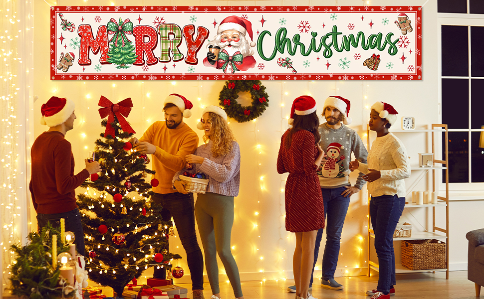 Large Christmas Banner