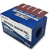 Assorted Sandpaper Rolls Emery Cloth Roll 5 Grits Abrasive Sandpaper Rolls Assorted Sand Paper wi...