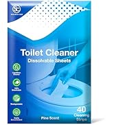 Soluble Care: Dissolvable Toilet Bowl Cleaner Sheets, Quick Dissolving, (Effective Easy Clean, No...