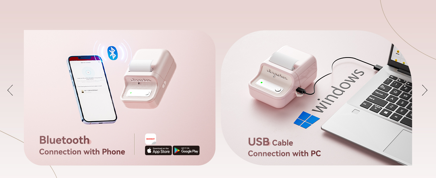 niimbot b21 label maker Compatible for Phone & PC