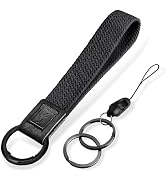 Fishent Stretchy Key Chain, Cute Keychain Wristlet, Upgraded Woven Wrist Lanyard for Keys, Key Ch...