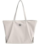 ALUWU Nylon Tote Bag for Women Waterproof Shoulder Handbag with Zipper
