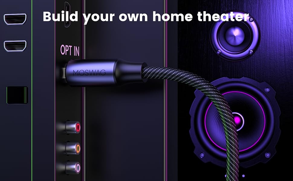 MOSWAG optical fiber audio cable