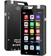 MP3 Player with Bluetooth and WiFi, 4" HD Full Touch Screen, 3RAM,ROM 16GB MP3 & MP4 Players with...