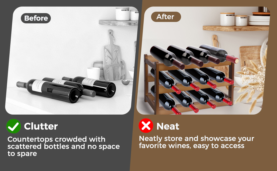 Bamboo Wine Rack