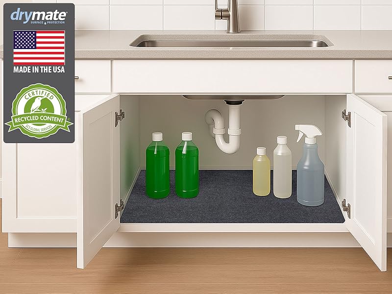 Drymate Under Sink Mat Waterproof Cabinet Protection Shelf Drawer Liner estera debajo del fregadero