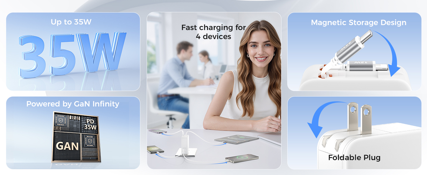 retractable wall charger