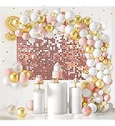 Shimmer Wall Backdrop Sequin Backdrop Shimmer Wall Panel Rose Gold Glitter Backdrop Panels Decora...