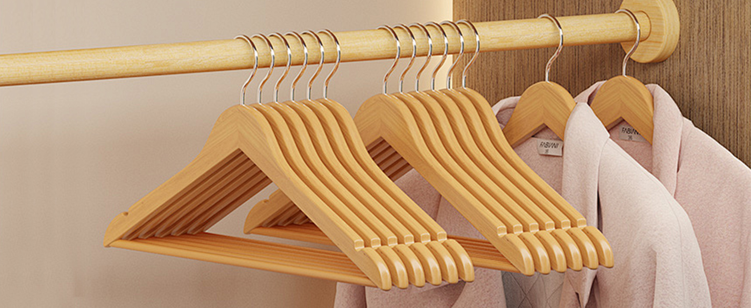 wooden hangers