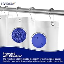 Microban_Medium Weight PEVA Shwr Liner_Treated_Frost