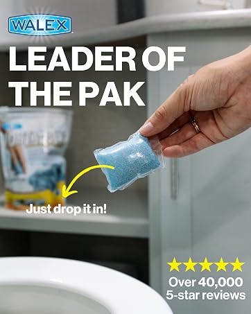 leader of the pak portion control drop in black holding tank deodorizer