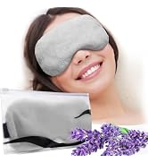 Umisleep Lavender Eye Mask, 0.45 lb Aromatherapy Weighted Eye Mask for Dry Eyes, Sleep Mask for M...