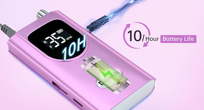 rechargeable nail drill, portable nail drill, cordless nail drill