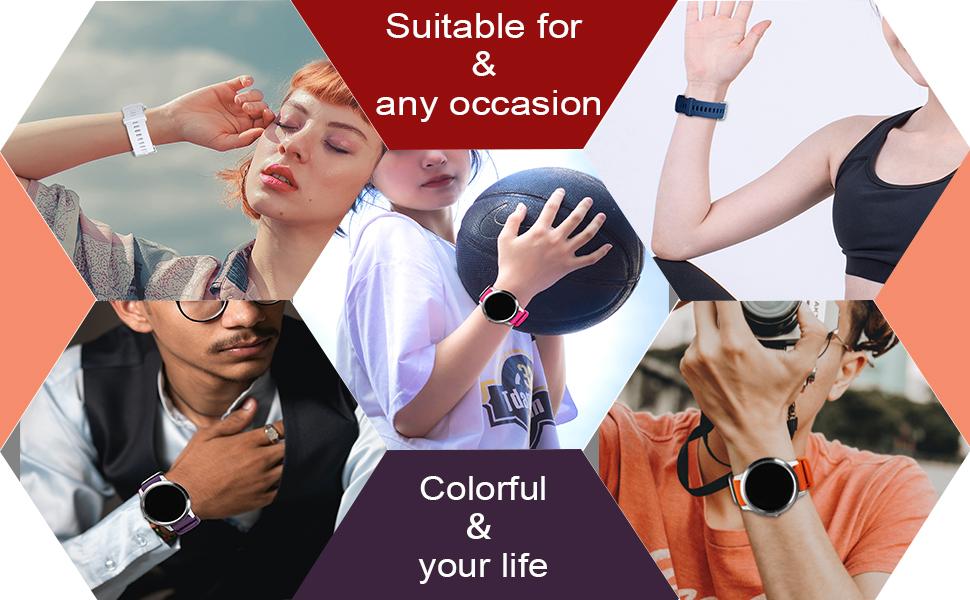 GEAK Color bands For Garmin Vivoactive 3