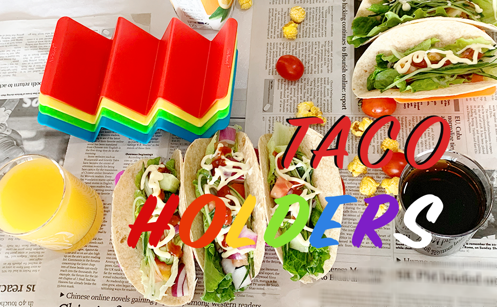 taco tray stand holder plate