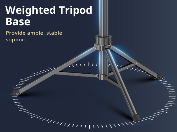 tripod for iphone with light