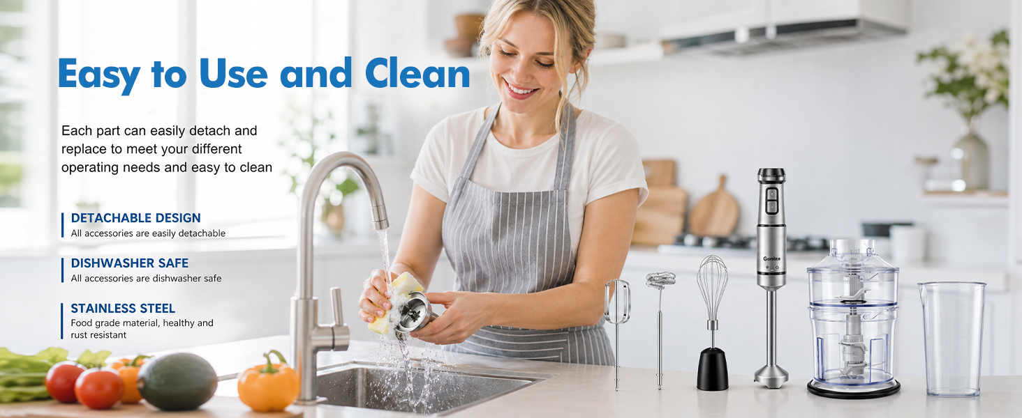 Easy to Use and Clean