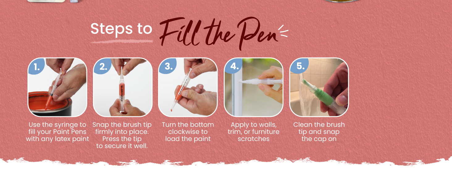 touch paint pen furniture repair wall scratch cover quick-dry marker refillable precision applicator