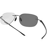 MIRYEA Transition Photochromic Bifocal Reading Glasses for Men Women UV Protection Sunglasses Sun...