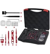 Kingdom Tools for Reel Maintenance 10pcs Bearing Tool for Spinning Reel Repair Kit for Baitcastin...