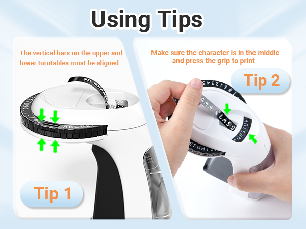 small handheld printer retro manual protable old school label-maker