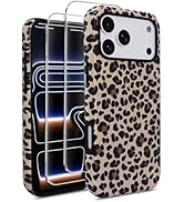 J.west Compatible with iPhone 17 Pro Max Case 6.9 inch with 2 Pack Tempered Glass Screen Protecto...