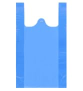 blue plasitc bags
