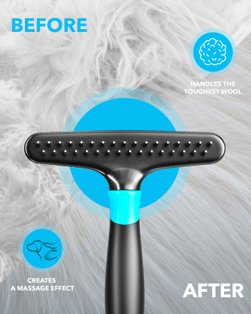 Dog rake, grooming rake, pet grooming, pet rake, undercoat rake for dogs