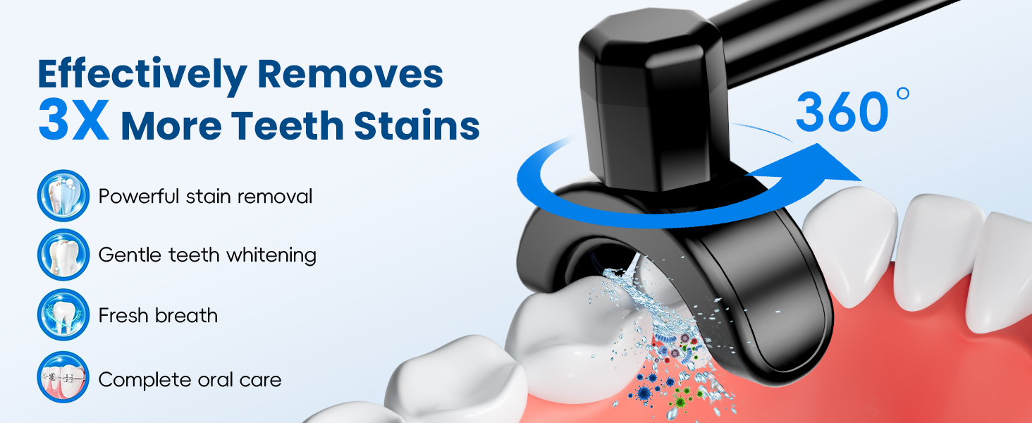 water flosser with U shaped head