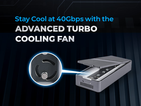 40Gbps, cooling fan