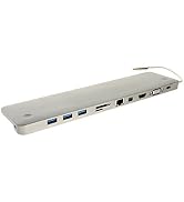 Gearmo USB C PD Docking Station w/Multi-Port USB 3.1 Hub & Display Aluminum