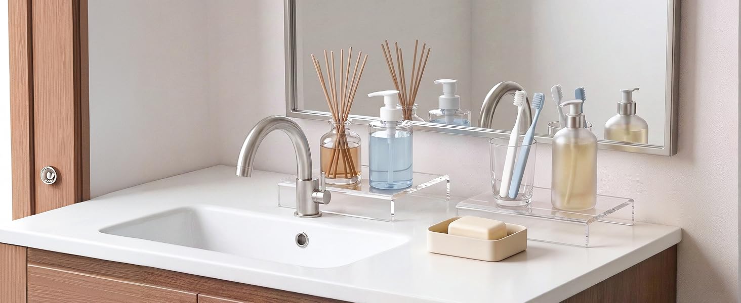 Display Risers for Toiletries
