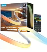 Govee COB LED Strip Lights 2 Pro, RGBWWIC, 1344 LEDs/m, 1000K-10000K,16.4ft | Work with Alexa, Go...