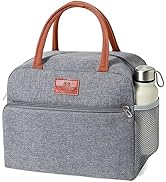 YuaFnYioChra Lunch Box for Women & Men, Reusable Lunch Bag for Work/Office/Travel, Adults, Stylis...