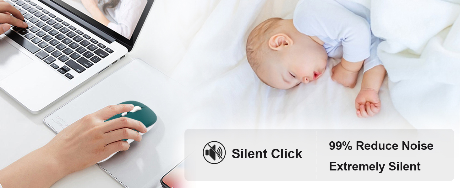 The soundless design of the buttons allows you concentrate on your work without disturbing others.