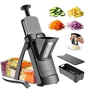 SupMaKin 8 IN 1 Upgraded Safe Mandoline Slicer,Multi Vegetable Chopper,Potato Slicer, Onion Chopp...