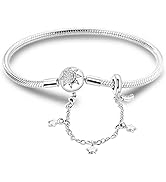 LIGHTDOG Charm Bracelet for Pandora Charms 925 Sterling Silver Snake Chain Bracelet Fit Any Charm...