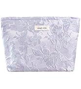 STARDW Flower Cosmetic Bags Makeup Bags for Women and Girls,Travel Makeup Bag Large Capacity Canv...