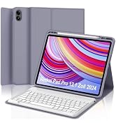 Keyboard Case for Xiaomi Redmi Pad 2 Pro 12.1",Poco Pad 12.1 inch/Pad Pro | Slim Magnetic Wireles...